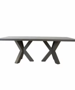 Worlds Away New Arrivals Haines Dining Table Smoke Gray