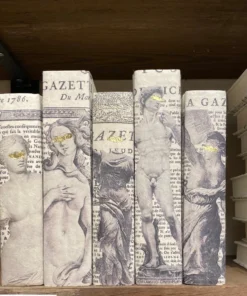 E Lawrence New Arrivals Gold Redaction Off White Book Set Of 5