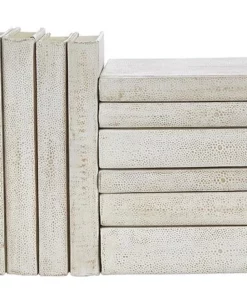 E Lawrence New Arrivals White Shagreen Books Set
