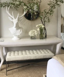 Oly Studio New Arrivals Faline Library Table Frost White