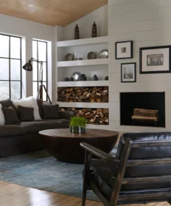 Four Hands New Arrivals Brooks Lounge Chair Rialto Ebony