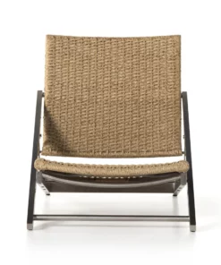 Four Hands Allister Folding Chair Faux Hyacinth