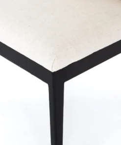 Four Hands Antonia Cane Armless Dining Chair Brushed Ebony New Arrivals