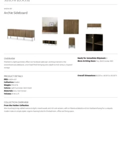 Four Hands Archie Sideboard