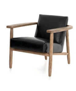 Four Hands Arnett Chair Dakota Black
