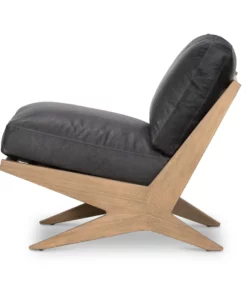 Four Hands New Arrivals Bastian Chair Heirloom Charcoal