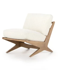 Four Hands Bastian Chair Sheepskin Natural
