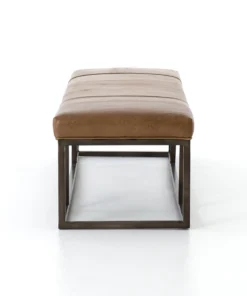 Four Hands Beaumont Bench Warm Taupe Dakota Leather 18 Four Hands Beaumont Bench Warm Taupe Dakota Leather