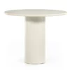 Four Hands New Arrivals Belle Round Dining Table Cream Marble