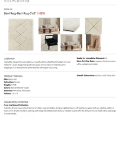 Four Hands Beni Rug 19 Four Hands Beni Rug