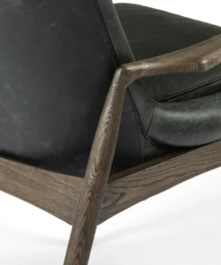 Four Hands New Arrivals Braden Dining Arm Chair Durango Smoke Leather