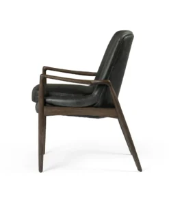 Four Hands New Arrivals Braden Dining Arm Chair Durango Smoke Leather