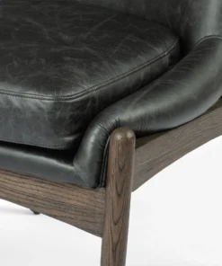 Four Hands Braden Dining Chair Durango Smoke Leather