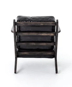 Four Hands New Arrivals Brooks Lounge Chair Rialto Ebony