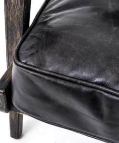 Four Hands New Arrivals Brooks Lounge Chair Rialto Ebony