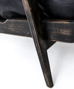 Four Hands New Arrivals Brooks Lounge Chair Rialto Ebony