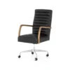 Four Hands Bryson Channeled Desk Chair Smoke New Arrivals