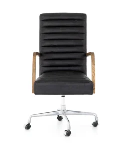 Four Hands Bryson Channeled Desk Chair Smoke New Arrivals