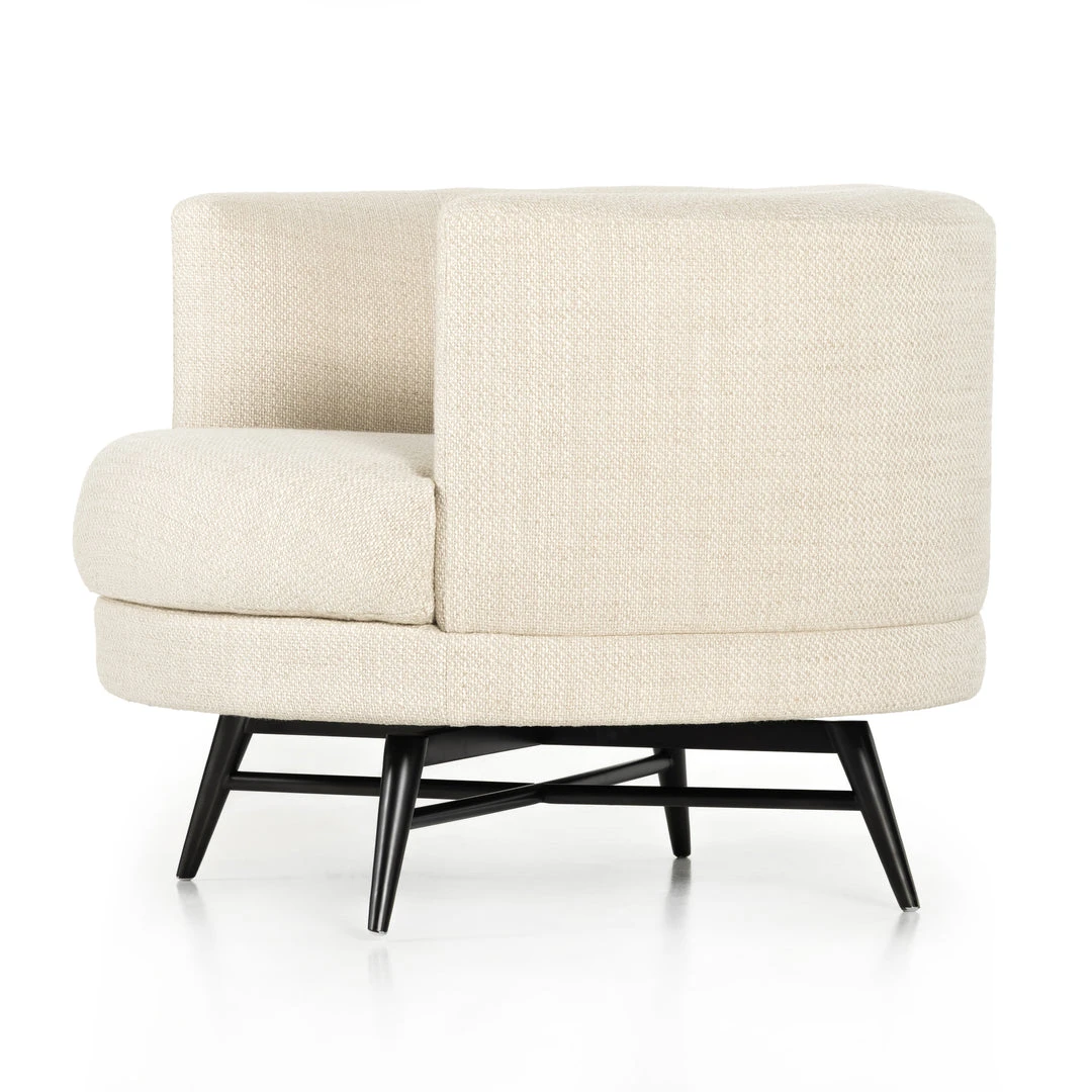 Four Hands Carmela Swivel Chair Irving Taupe 7 Four Hands Carmela Swivel Chair Irving Taupe