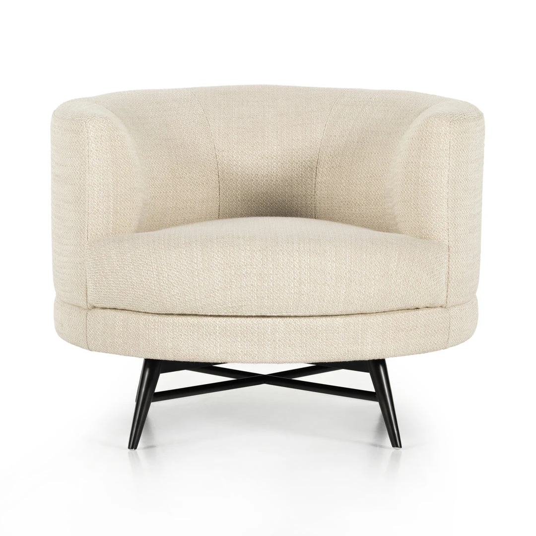 Four Hands Carmela Swivel Chair Irving Taupe 6 Four Hands Carmela Swivel Chair Irving Taupe