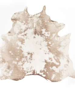 Four Hands New Arrivals Modern Cowhide Rug Warm Brown