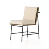 Four Hands Crete Dining Chair Saville Flax And Brown New Arrivals
