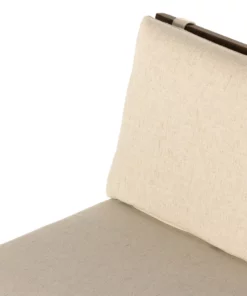 Four Hands Crete Dining Chair Saville Flax And Brown New Arrivals