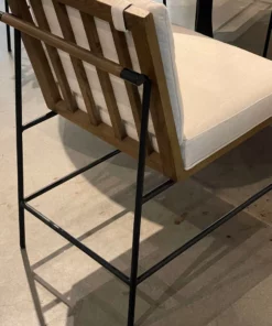 Four Hands Crete Dining Chair Saville Flax And Brown New Arrivals