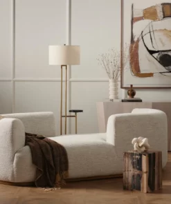 Four Hands New Arrivals Deandra Tete A Tete Chaise