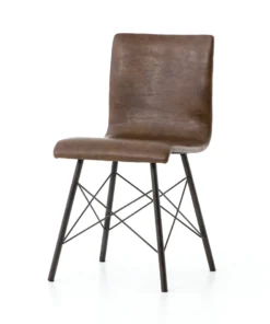 Four Hands New Arrivals Diaw Dining Chair Distressed Brown