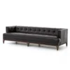 Four Hands New Arrivals Dylan Leather Sofa Rider Black