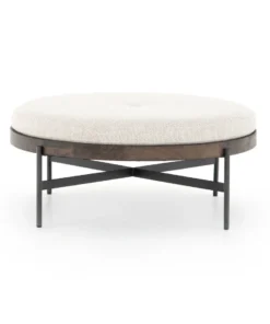 Four Hands Edwyn Large Ottoman Gibson Wheat New Arrivals