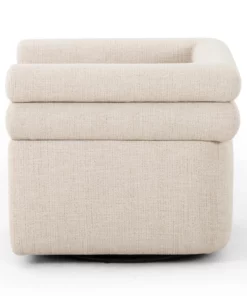 Four Hands New Arrivals Evie Swivel Chair Hampton Cream