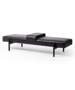 Four Hands Fawkes Bench Brushed Ebony New Arrivals