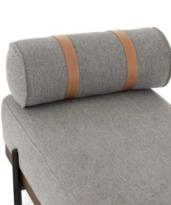 Four Hands Giorgio Accent Bench Zion Ash New Arrivals