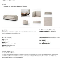 Four Hands New Arrivals Grammercy Sofa Bennett Moon 23 Four Hands New Arrivals Grammercy Sofa Bennett Moon