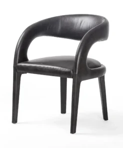 Four Hands Hawkins Dining Chair Sonoma Black
