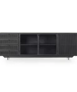Four Hands Hendrick Media Console Black New Arrivals