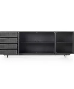 Four Hands Hendrick Media Console Black New Arrivals