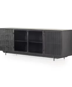 Four Hands Hendrick Media Console Black New Arrivals