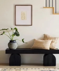 Four Hands New Arrivals Keane Bench Black Elm