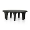 Four Hands New Arrivals Kelden Coffee Table Raw Black