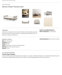 Four Hands Kennon Chaise Thames Cream New Arrivals 23 Four Hands Kennon Chaise Thames Cream New Arrivals