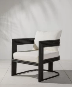 Four Hands New Arrivals Lambert Outdoor Chair Ivory