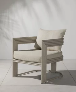 Four Hands Lambert Outdoor Chair Dove Taupe