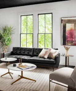 Four Hands Lexi Sofa Sonoma Black