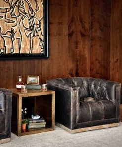 Four Hands Maxx Swivel Chair Destroyed Black 13 Four Hands Maxx Swivel Chair Destroyed Black