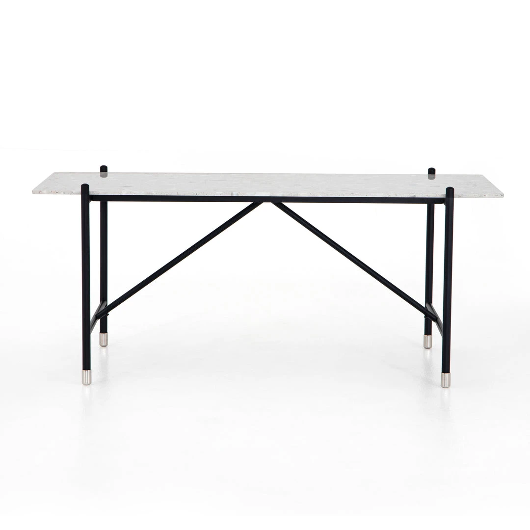 Four Hands New Arrivals Mona Desk White Terrazzo 5 Four Hands New Arrivals Mona Desk White Terrazzo