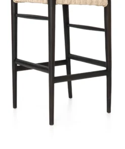 Four Hands New Arrivals Muestra Bar Stool Black Teak 13 Four Hands New Arrivals Muestra Bar Stool Black Teak