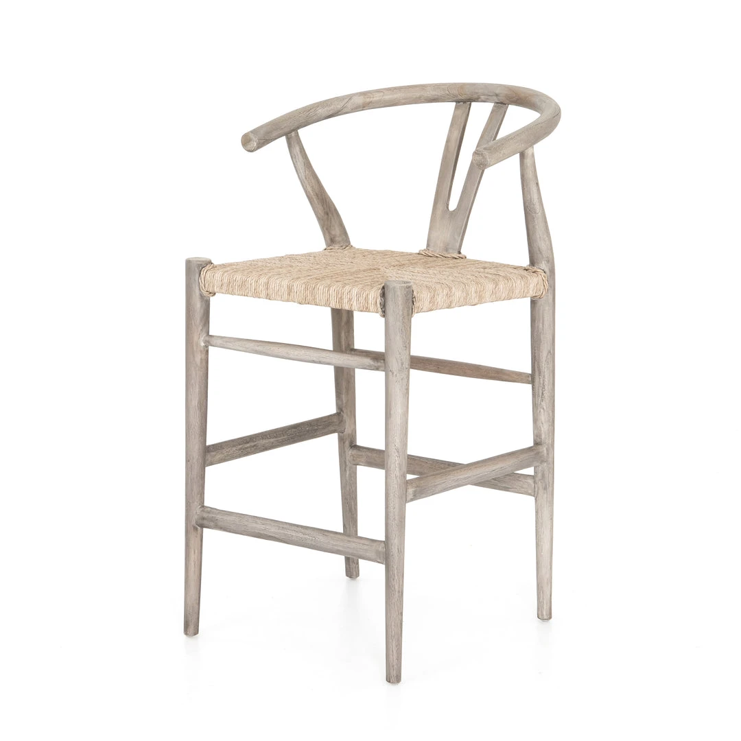 Four Hands Muestra Bar Stool Weathered Gray New Arrivals 3 Four Hands Muestra Bar Stool Weathered Gray New Arrivals
